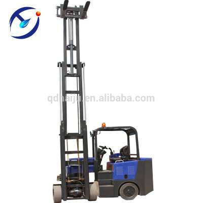 Electric forklift with Very Narrow Aisle electric forklift type to sell with capacity 2500kg